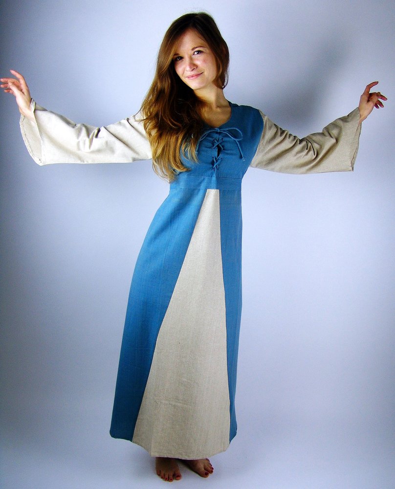 4048 Mittelalter Baumwollkleid „Ilse“ – Bild 3