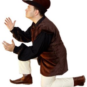 CP-05 Robin-Hood-Hut aus Leder „Alfred“