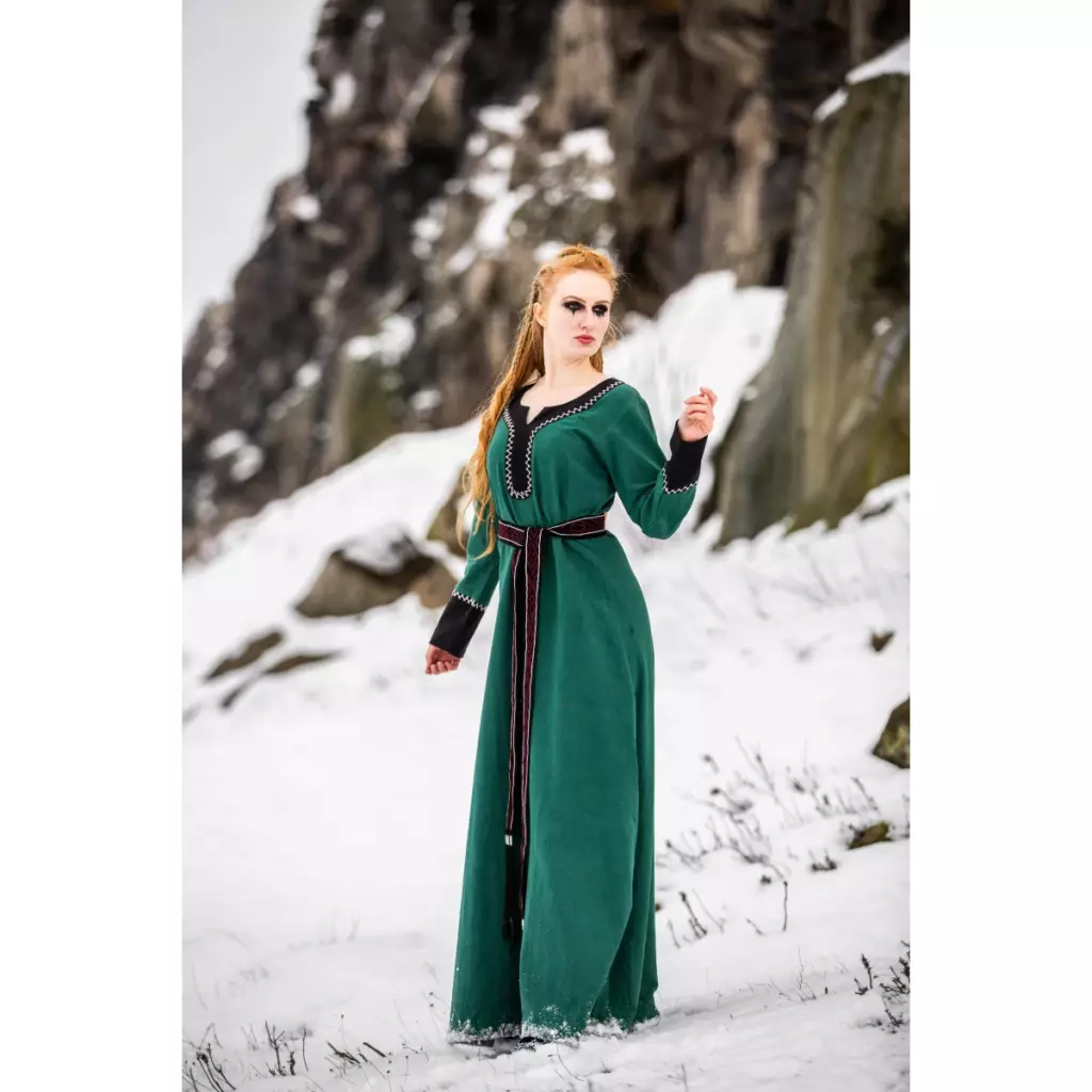 7813 Wikingerkleid „Freya-Sand“, „Freya-taubenblau“ „Freya-grün“ – Bild 7