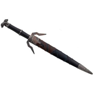Mittelalterlicher Dolch, Witcher „The wild Hunt“ Silber/Silver